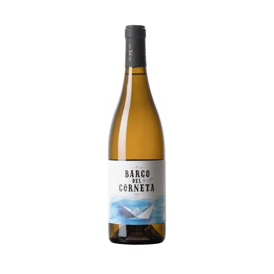 a bottle of wine sitting next to a bottle